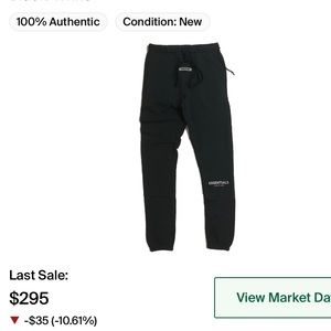 COPY - Fear of God essentials sweatpants men’s si…